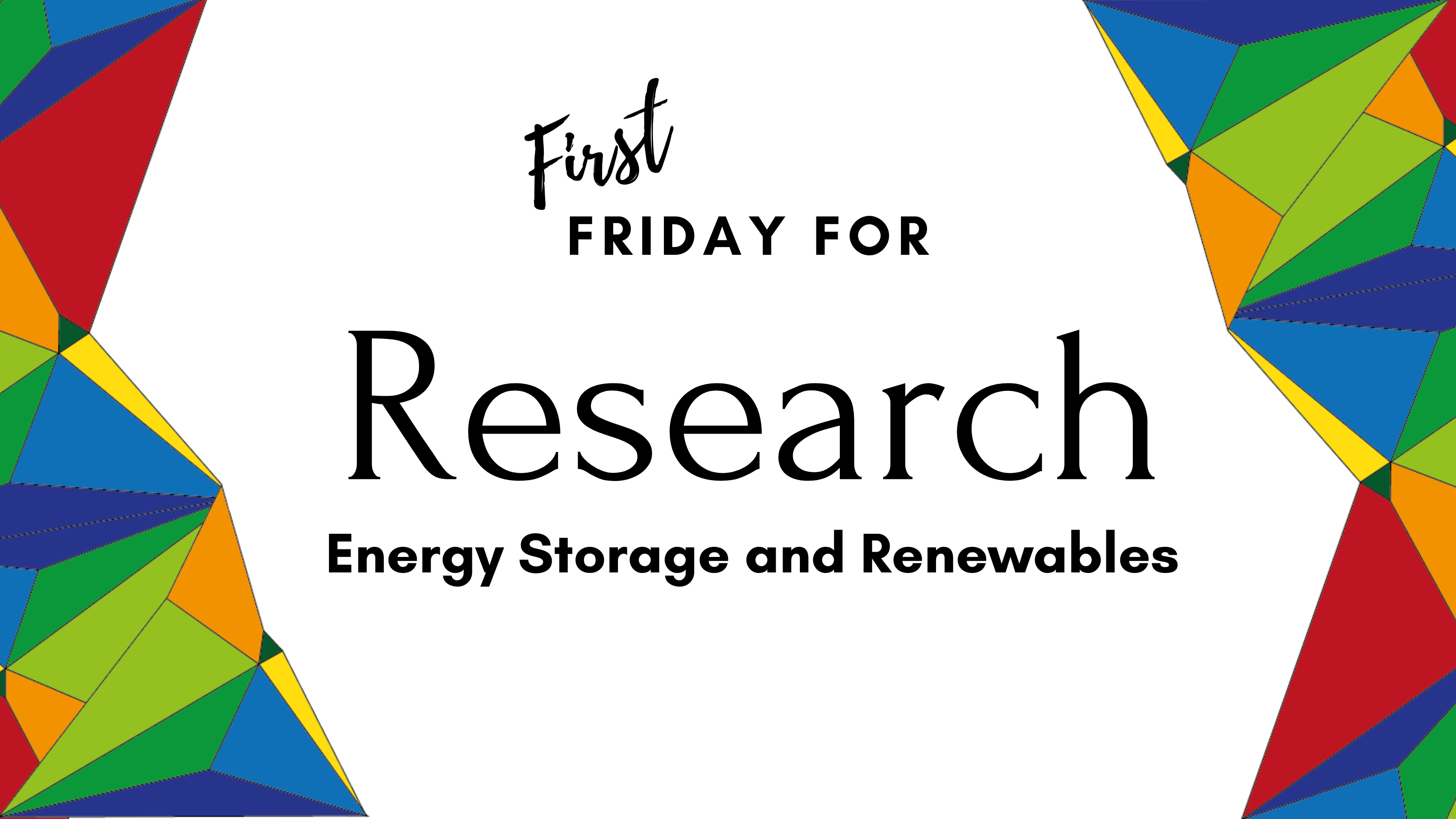 Cover Friday for Research Energy Storage and Renewables