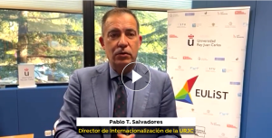 Pablo T. Salvadores Alonso explains for Antena 3 "Títulos Paneuropeos"
