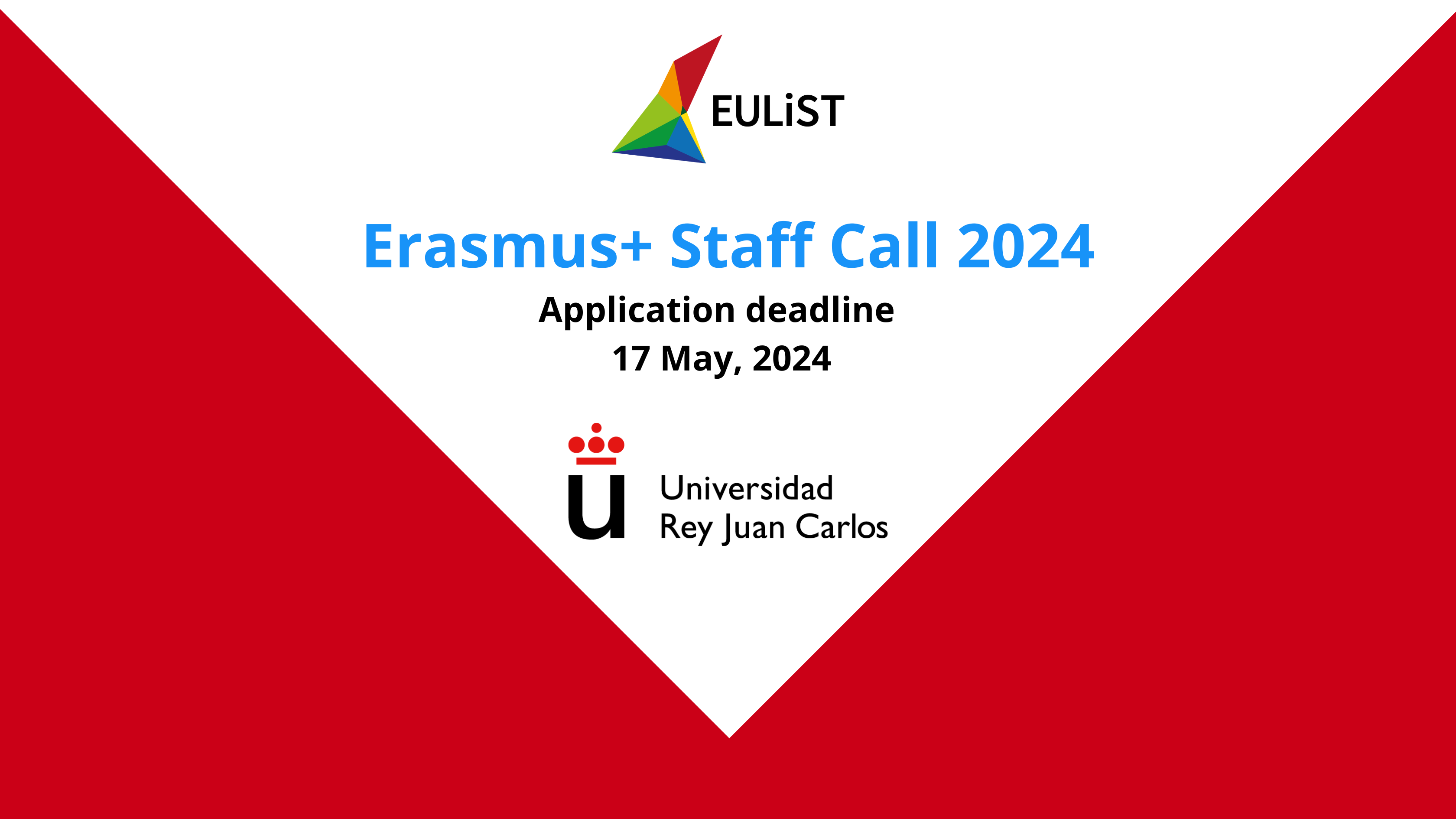 Cover URJC Erasmus+ Staff Call 2024